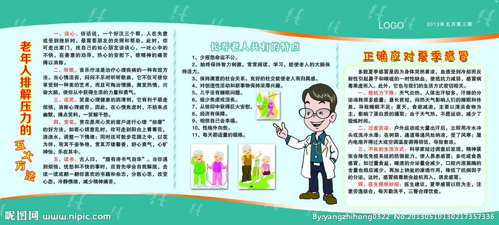 医院老年病宣传栏图片