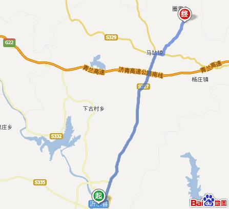 1,先驾车或乘车沿227省道由沂水到南代庄村,以下是路线图