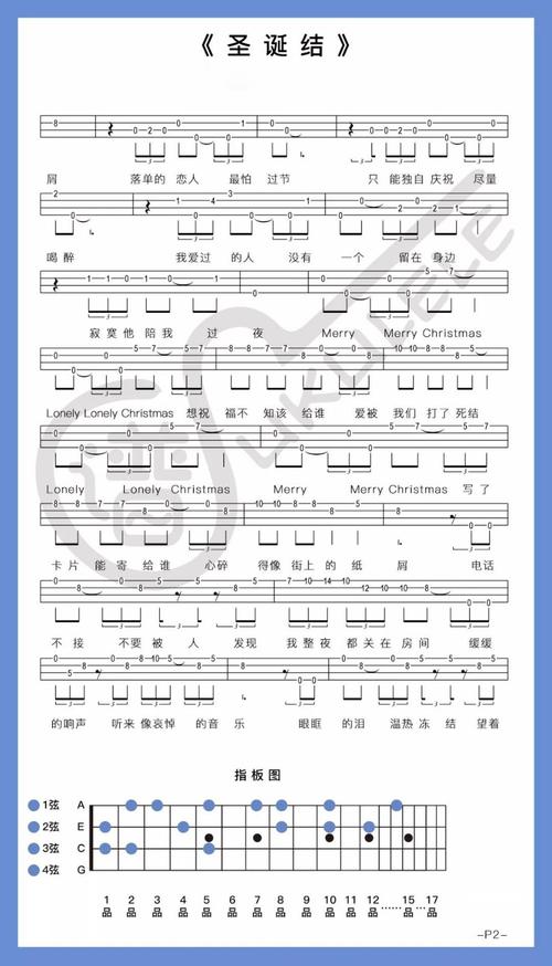 首页 尤克里里谱 指弹歌曲 > 《圣诞结》尤克里里指弹曲