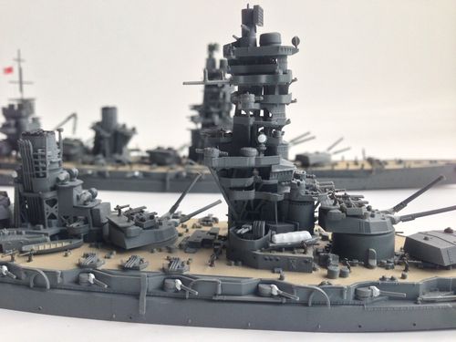 1/700旧日本扶桑/山城号战列舰 大海战模型代工定做 战舰世界_7折现价