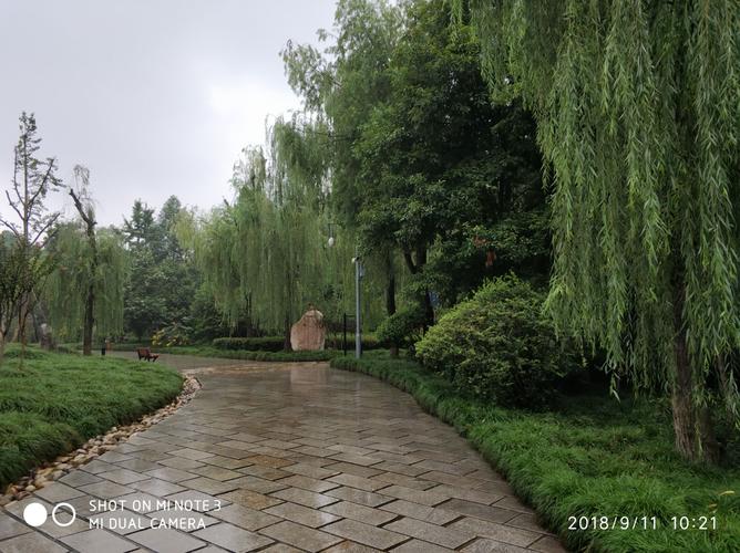 初秋.细雨.浣花溪——多少楼台烟雨中.