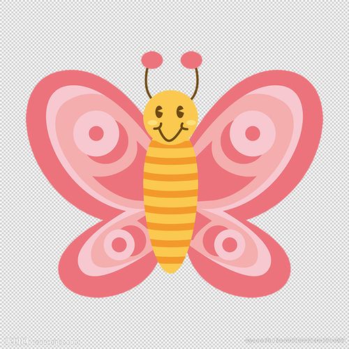 卡通蝴蝶图片