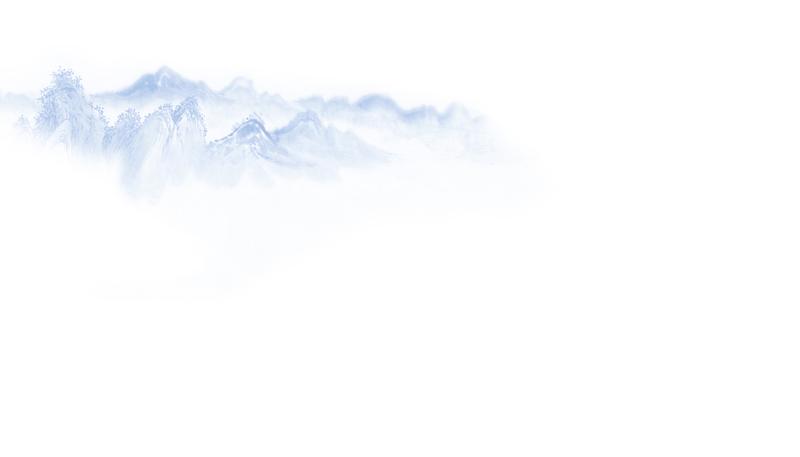 中国风山水画展板背景