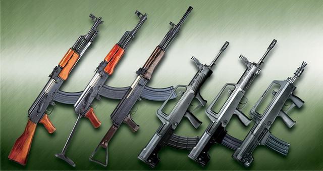 世界主要突击步枪下
