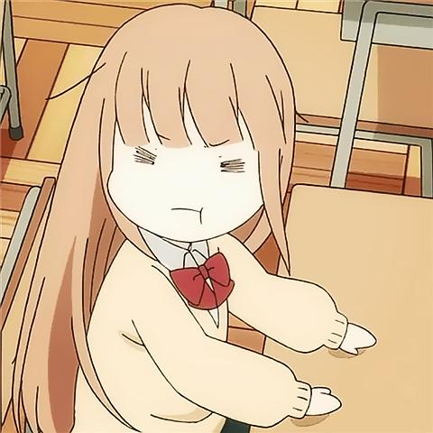 少女 校园 日常 可爱 萌 卡哇伊 表情 头像 卡通 卡通头像 动漫女480