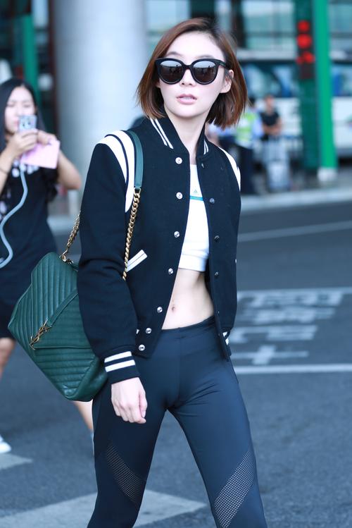 袁姗姗变时髦了但这条裤子确实有些尴尬多图