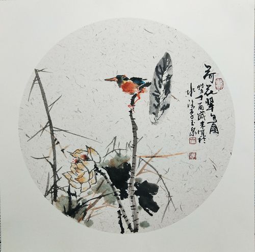 李玉泉荷花作品