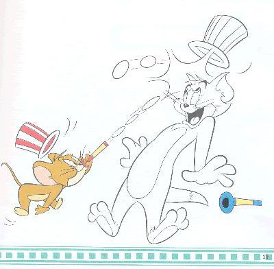 猫和老鼠绘画馆 追逐大战学画画