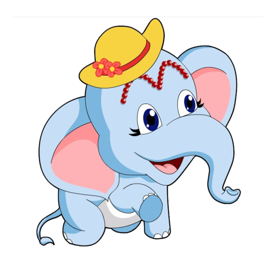 可爱卡通小象图片