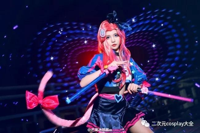 《王者荣耀》节奏热浪阿轲cos,元气小可爱满满的青春气息!