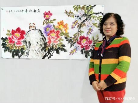 徐春香——"牡丹天后",中国花鸟画家协会会员