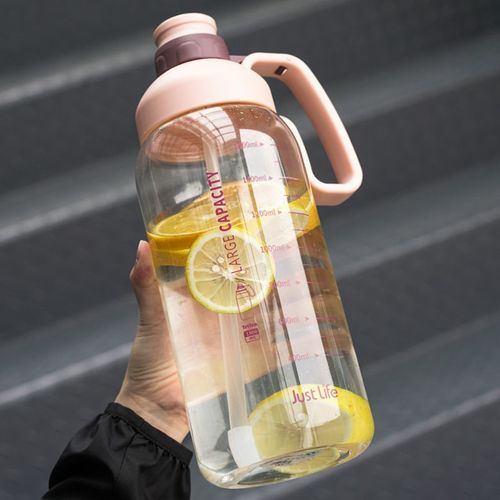 2000毫升是多少水图片,2000毫升水图片 夏天2000毫升大水杯2升运动超大容量太空杯健身水t壶