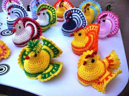 [转载]钩针教程,编织教程-----复活节小鸡