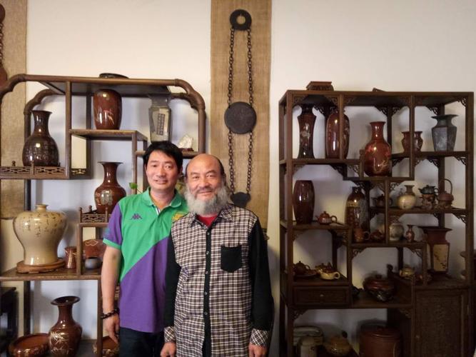 拜访,看望建水紫陶四大元老之一的谭知凡大师.