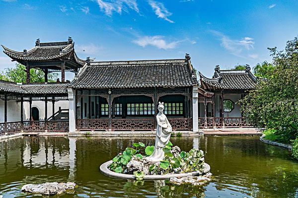 南京莫愁湖公园水院