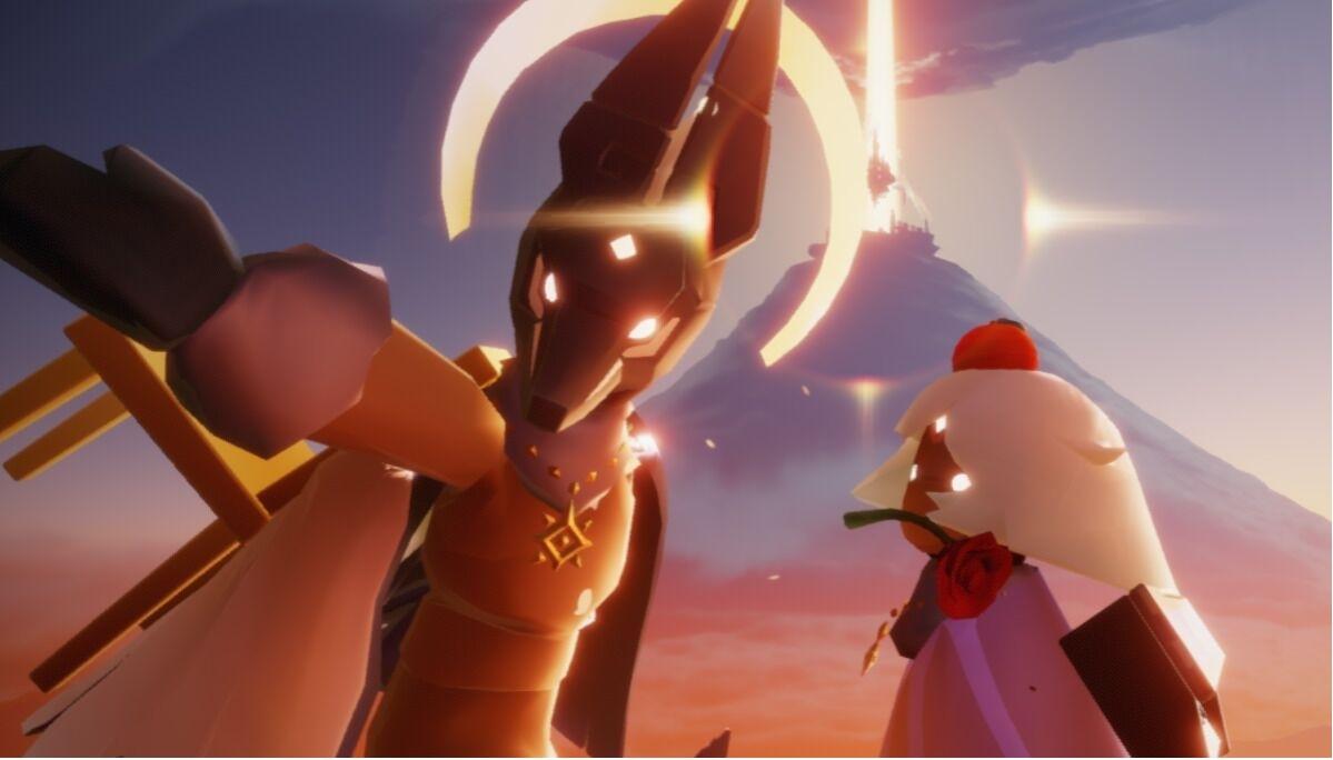 《光遇》外服玩家出教程,一张纸折叠28次,做出3d实体红狐面具