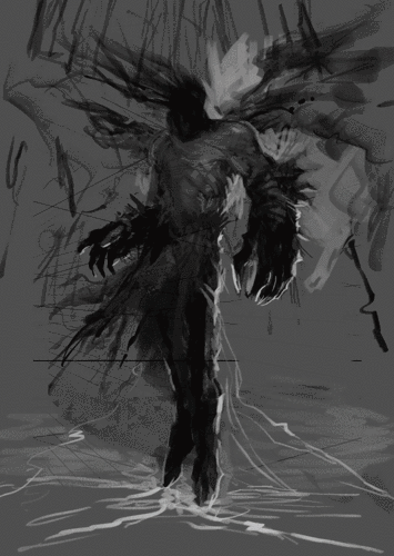 azazel, yigit koroglu : an illustration i made for a book by