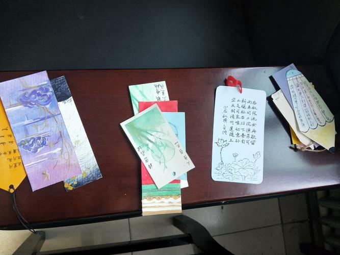 美高一读书月活动开展之书签制作与展览