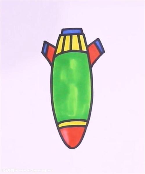 导弹简笔画