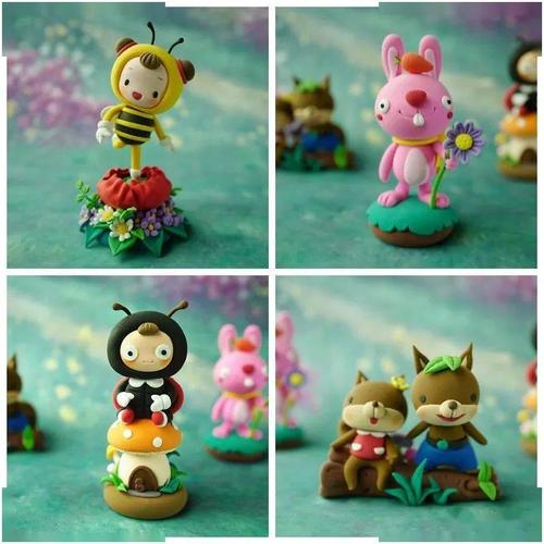 一群粘土手作小兔纸跟童话里的小红帽有啥关系呢?