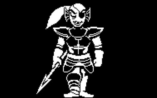 传说之下安黛因简笔画