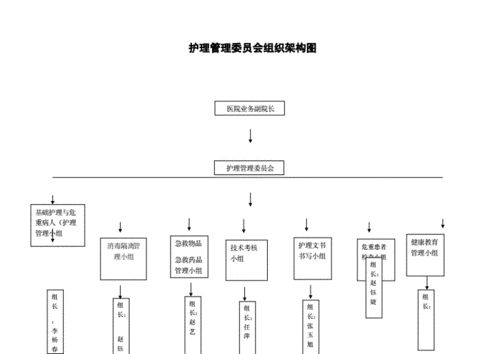 护理管理委员会组织架构图doc1页