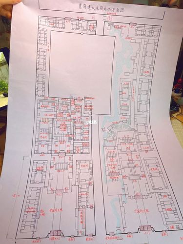 caryopsis手绘红楼梦贾府地图临摹中