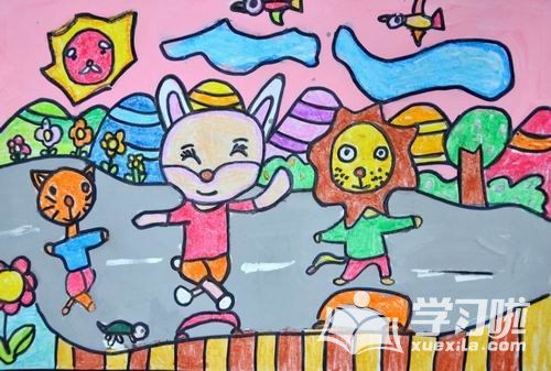 儿童人物画画作品大全  2.幼儿获奖绘画作品图片大全  3.