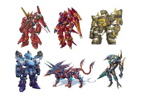 炫酷机甲简笔画