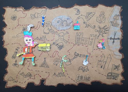 优彩少儿美术大师班第31轮《藏宝图》