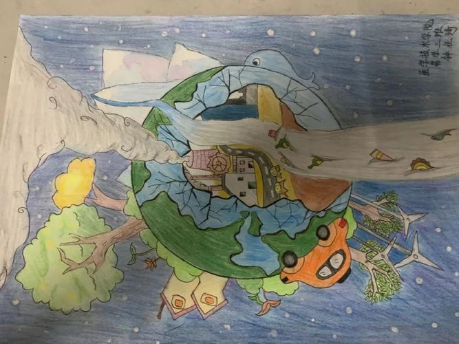 医学技术学院举办"手绘环境保护,彰显文明健康"绘画活动