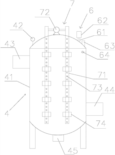 一种白料制备中甲苯除水系统用缓冲罐的清洗装置的制作方法