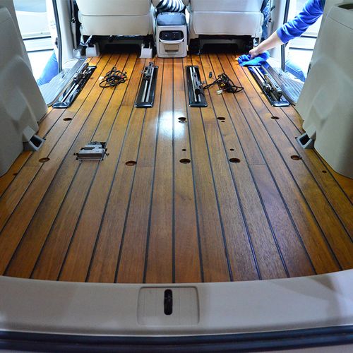 北京商务车汽车铺实木地板柚木游艇木地板gl8威霆大通g10迈特威