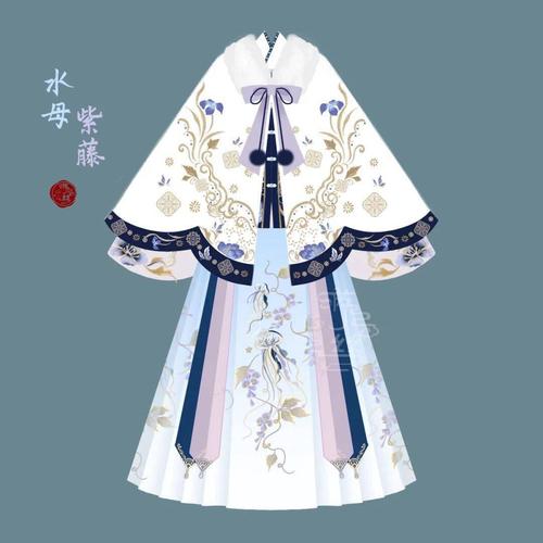 100张汉服平面款式效果图分享