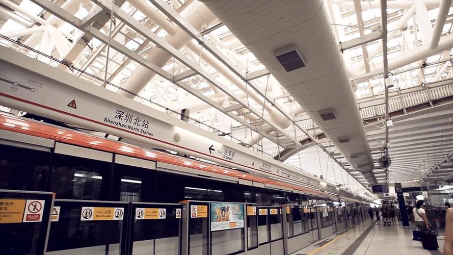 深圳北站地铁实拍