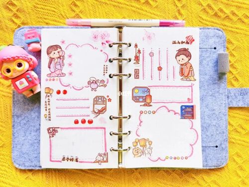 适合新手|手帐排版一周不重样|简单