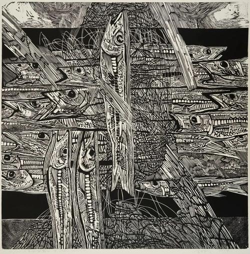 鲁迅版画奖获得者——雷务武教授黑白木刻作品欣赏