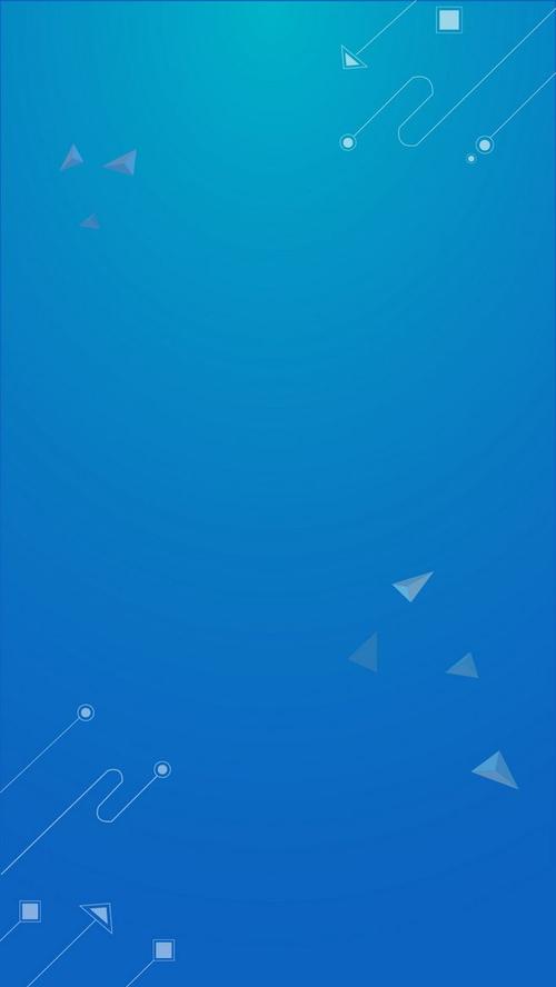蓝色渐变条纹图框h5背景