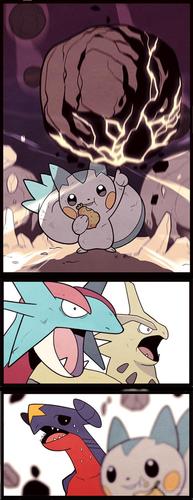 帕奇利兹是敲阔耐的一个宝可梦!