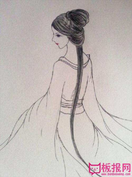 为你推荐:古风人物素描画,俊朗的古装男子古风人物素描画,挑逗小鸟的