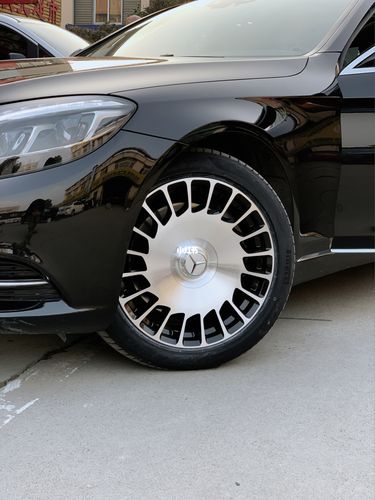 奔驰s级更换大饼锻造轮毂19寸