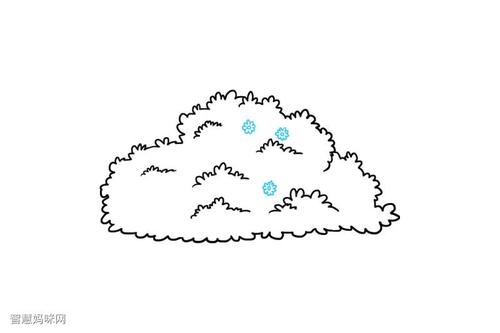 灌木丛简笔画怎么画