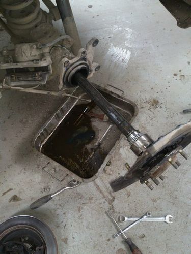 后轮半轴油封漏油,油封换不了_哈弗h5论坛_手机汽车之