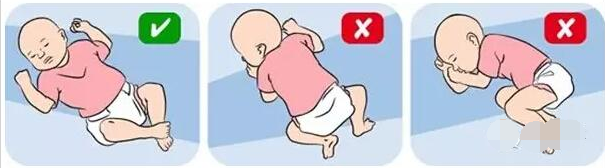 这才是新生宝宝的正确睡姿