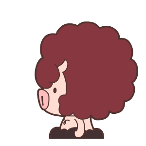 猪叹气卷发闭眼gif动图_动态图_表情包下载_soogif