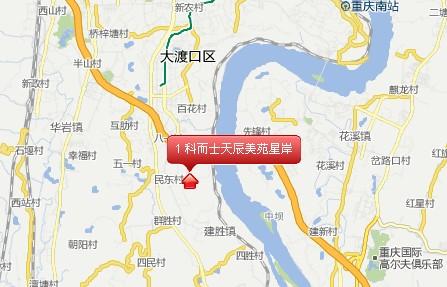  p>科而士天辰美苑星岸项目位于重庆市大渡口区春晖路街道松青路1118