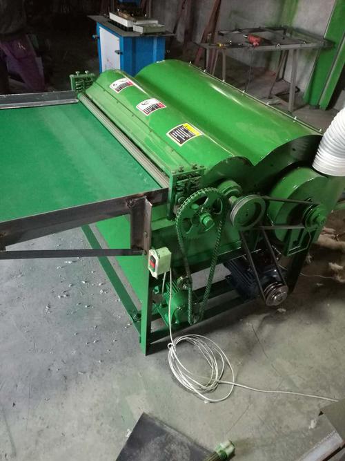 盈森小型弹棉花机开松机单罗拉外齿轮吸尘弹花机设备