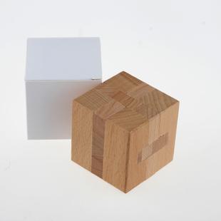 保蒂卡正方形鲁班孔明锁学生益智木制玩具成人智力机关解锁包邮
