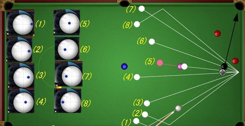 了解台球加塞原理吗不了解的请进来