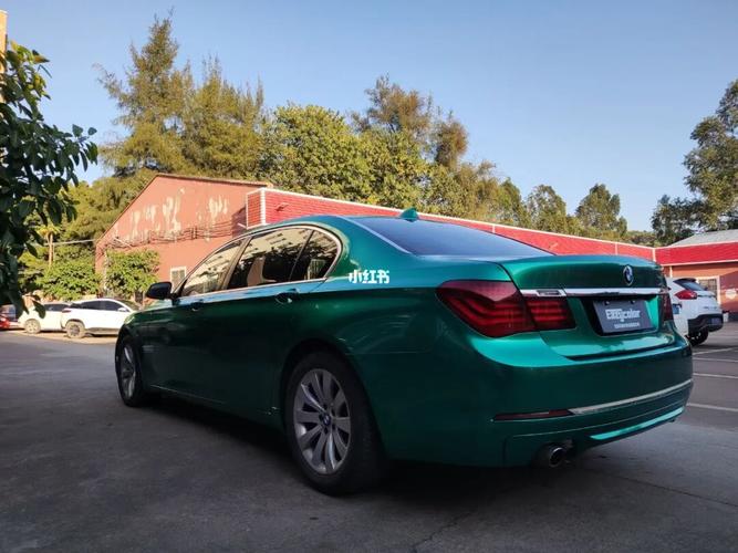 宝马730改色祖母绿,效果欣赏_祖母绿_eazycolor车身改色贴膜中心攻略